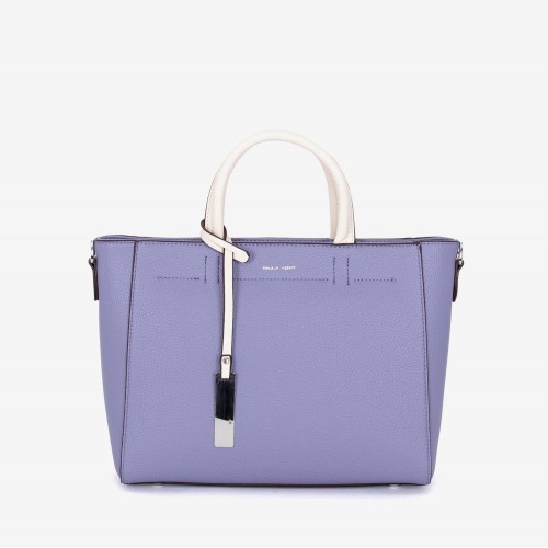 Geanta shopper model PATTY din piele ecologică violet
