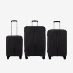 Set trolere KREAL model IBIZA polipropilenă negru