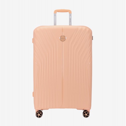 Troler mare ENZO NORI model IBIZA 75 cm polipropilenă peach