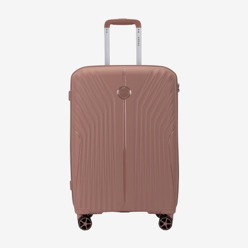 Troler mediu ENZO NORI model IBIZA 65 cm polipropilenă rose gold