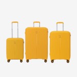 Set trolere KREAL model IBIZA polipropilenă galben