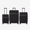 Set trolere ENZO NORI model MALIBU textil negru  - Imagine 1